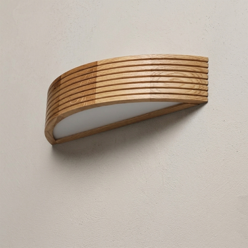Brilagi - LED zidno svjetlo CARVALHO MODERN 1xE27/60W/230V hrast