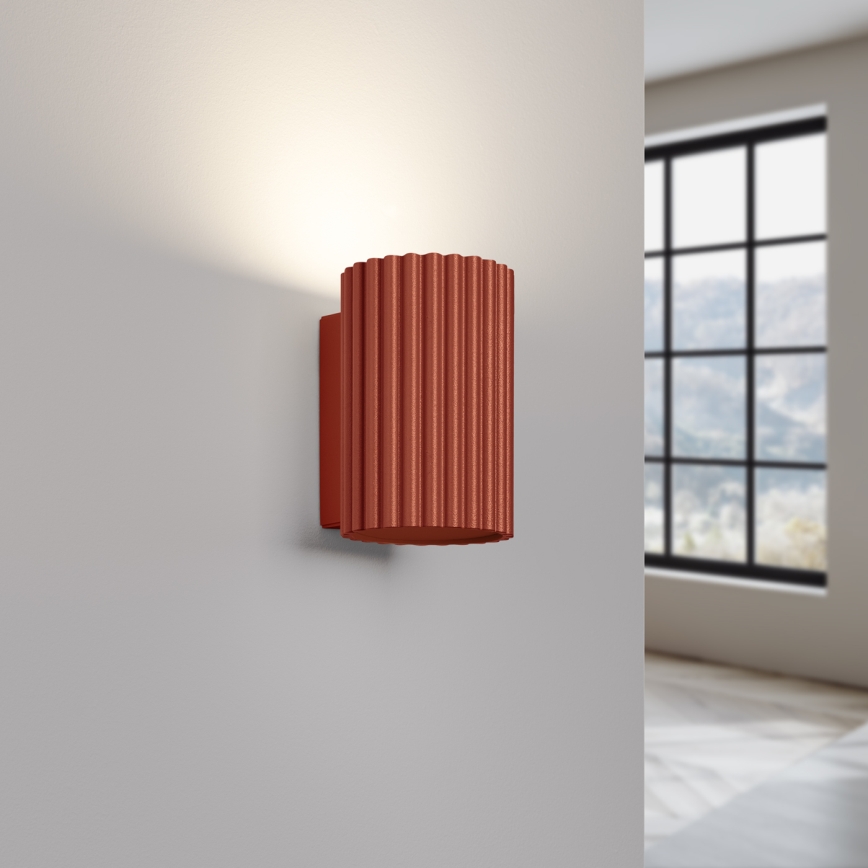 BRILAGI - LED zidno svjetlo CRESTO 1xGU10/10W/230V 10 cm narančasta