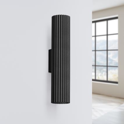 Brilagi - LED zidno svjetlo CRESTO 2xGU10/10W/230V 30 cm crno