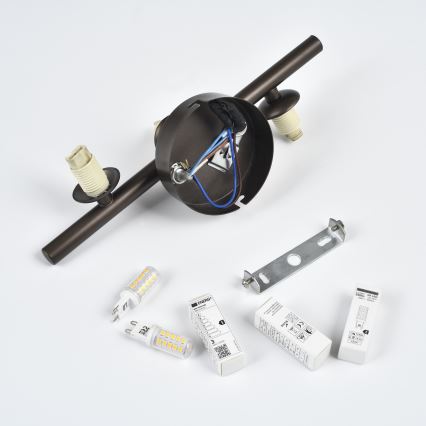 Brilagi - LED zidno svjetlo MILLA 3xG9/3W/230V smeđe/zadimljeno smeđe