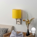 BRILAGI - LED zidno svjetlo NUBILA 1xE27/60W/230V matni krom/žuta