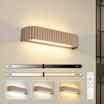Brilagi - LED zidno svjetlo s prigušivanjem FALCON MODERN LED/14W/230V 3000-6000K 40 cm bež + daljinski upravljač