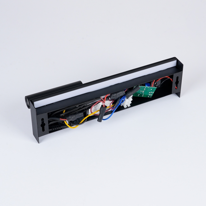 Brilagi - LED zidna reflektorska svjetiljka s USB priključkom NOCTIS LED/3W/230V + LED/9W crna