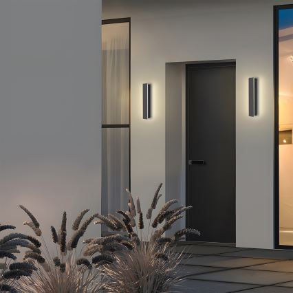 Brilagi - LED vanjsko zidno svjetlo LINEAR LED/8W/230V 3000K IP65 30 cm antracit CRI 90