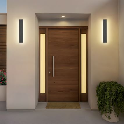 Brilagi - LED vanjsko zidno svjetlo LINEAR LED/8W/230V 3000K IP65 30 cm antracit CRI 90