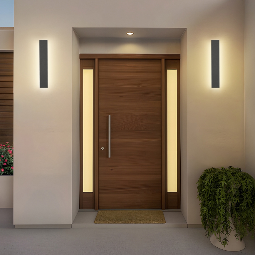 Brilagi - LED vanjsko zidno svjetlo LINEAR LED/8W/230V 3000K IP65 30 cm antracit CRI 90