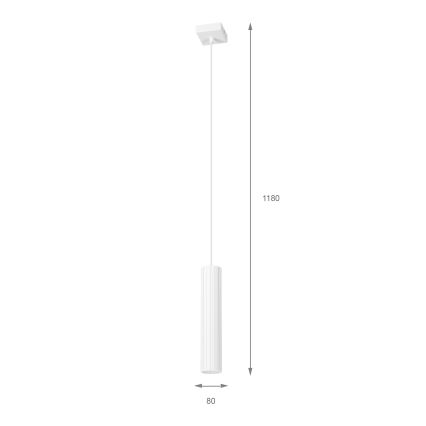 Brilagi - Luster na kabelu CRISPINA 1xGU10/10W/230V bijela