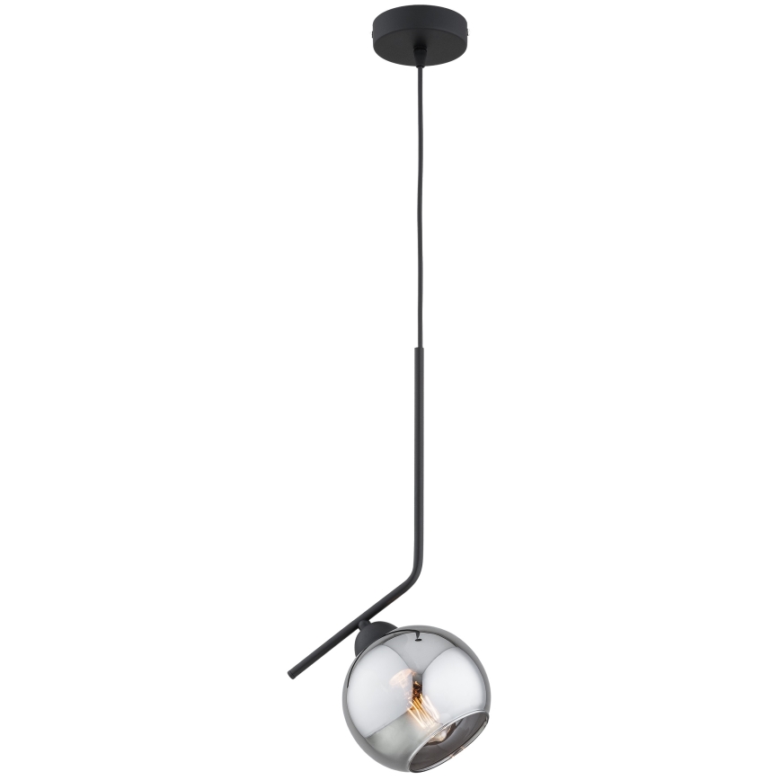 Brilagi - Luster na kabelu DIOR 1xE27/60W/230V crna/dimna siva