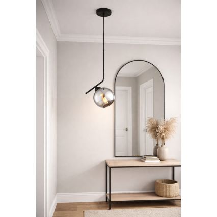 Brilagi - Luster na kabelu DIOR 1xE27/60W/230V crna/dimna siva