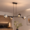Brilagi - Luster na kabelu DIOR 4xE27/60W/230V crna/dimna siva