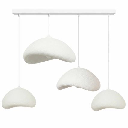 Brilagi - Luster na kabelu LUNA 4xE27/40W/230V bijela