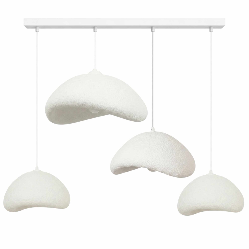 Brilagi - Luster na kabelu LUNA 4xE27/40W/230V bijela