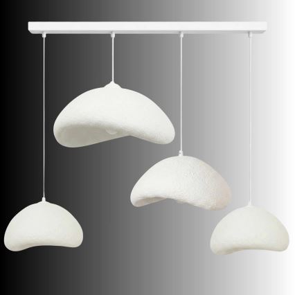 Brilagi - Luster na kabelu LUNA 4xE27/40W/230V bijela