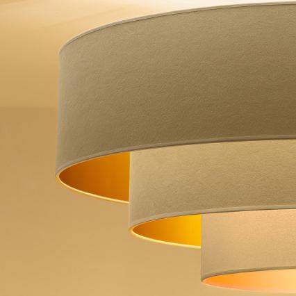 Brilagi - Luster na kabelu LUNETA 1xE27/60W/230V Ø 40 cm krem/zlatna