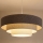 Brilagi - Luster na kabelu LUNETA 3xE27/60W/230V Ø 80 cm siva/krem/bijela