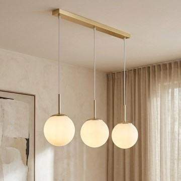 Brilagi - Luster na kabelu MILO 3xE27/60W/230V zlatni