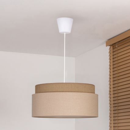Brilagi - Luster na kabelu PADOVA 1xE27/60W/230V Ø 40 cm bež