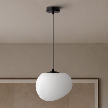 BRILAGI - Luster na kabelu PEBBLES 1xE27/40W/230V Ø 25 cm crna