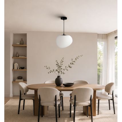 BRILAGI - Luster na kabelu PEBBLES 1xE27/40W/230V Ø 25 cm crna