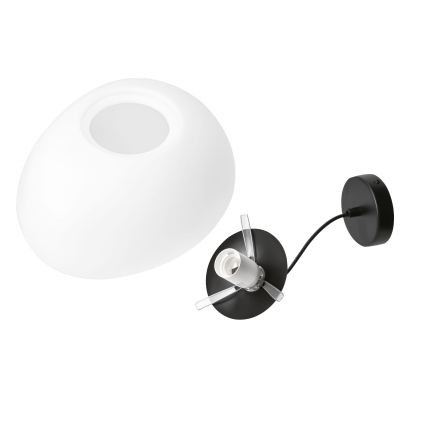 BRILAGI - Luster na kabelu PEBBLES 1xE27/40W/230V Ø 25 cm crna