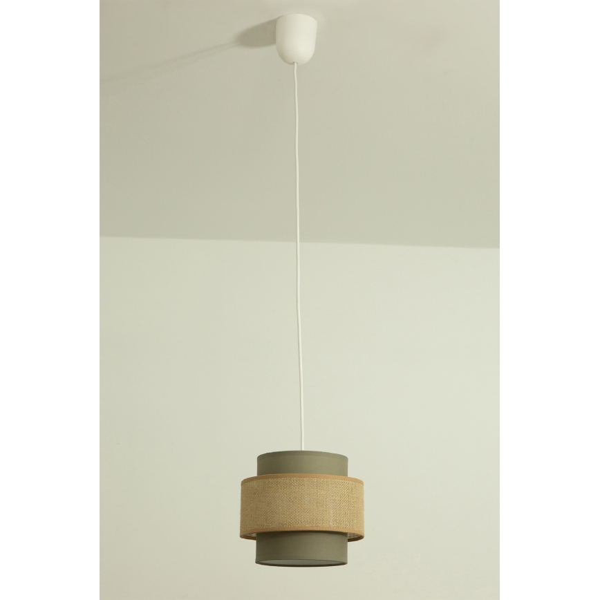 Brilagi - Luster na kabelu RESNA 1xE27/60W/230V promjer 20 cm smeđa/bež