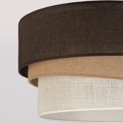 Brilagi - Luster na kabelu TRIO 1xE27/60W/230V Ø 40 cm smeđa/bež/bijela