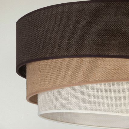 Brilagi - Luster na kabelu TRIO 3xE27/60W/230V promjer 60 cm smeđa/bež/bijela