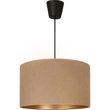 Brilagi - Luster na kabelu VELVET 1xE27/60W/230V Ø 40 cm bež/zlatna
