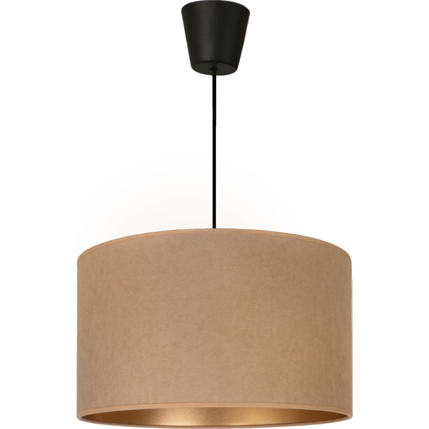 Brilagi - Luster na kabelu VELVET 1xE27/60W/230V Ø 40 cm bež/zlatna