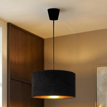 Brilagi - Luster na kabelu VELVET 1xE27/60W/230V Ø 40 cm crno-zlatni
