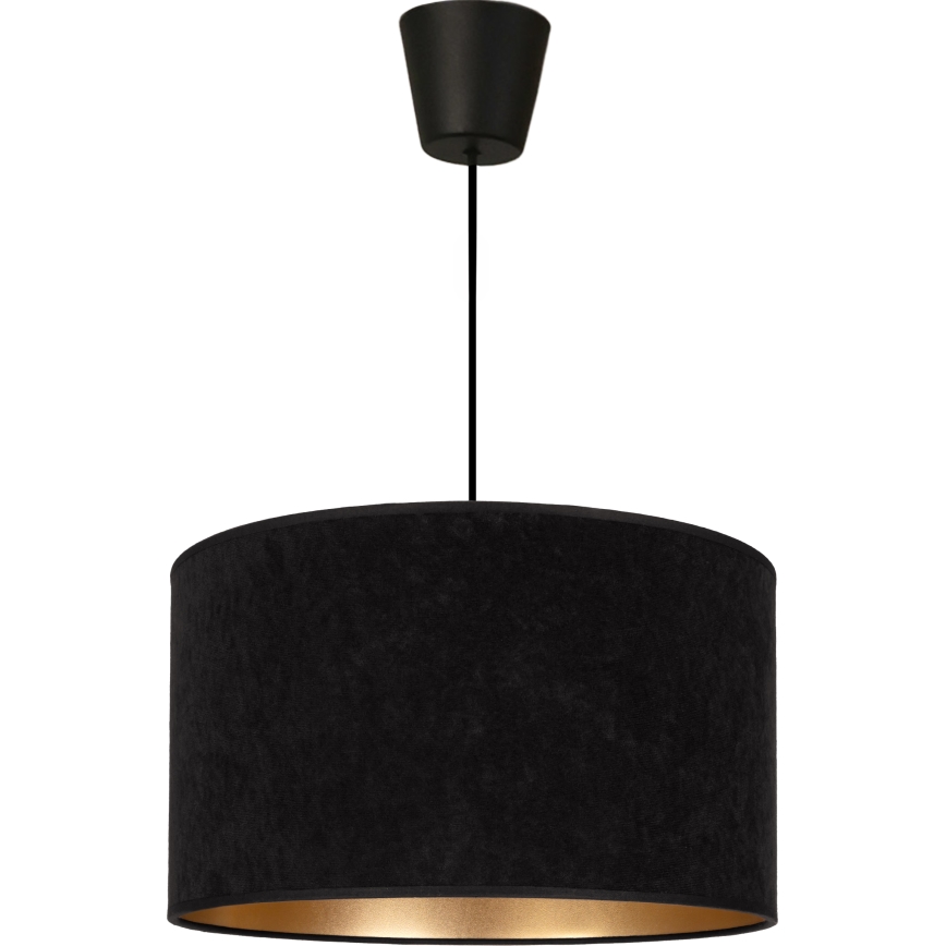 Brilagi - Luster na kabelu VELVET 1xE27/60W/230V Ø 40 cm crno-zlatni