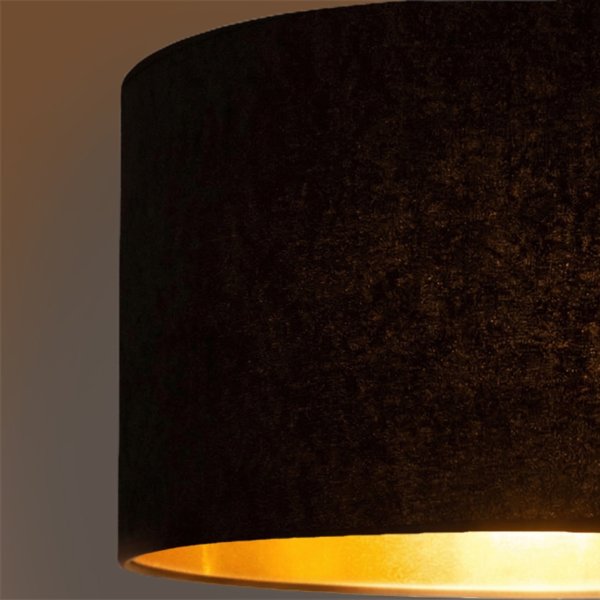 Brilagi - Luster na kabelu VELVET 1xE27/60W/230V Ø 40 cm crno-zlatni