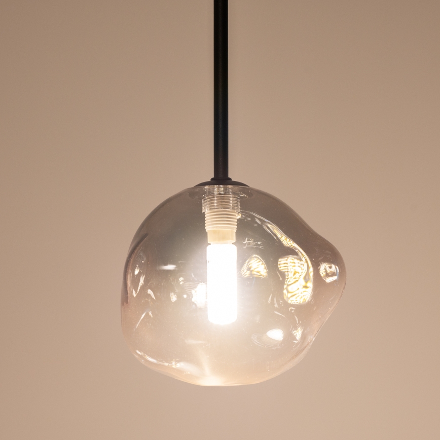 BRILAGI - Luster na kabelu VULCANO 1xG9/8W/230V Ø 15 cm crna/zadimljena crna