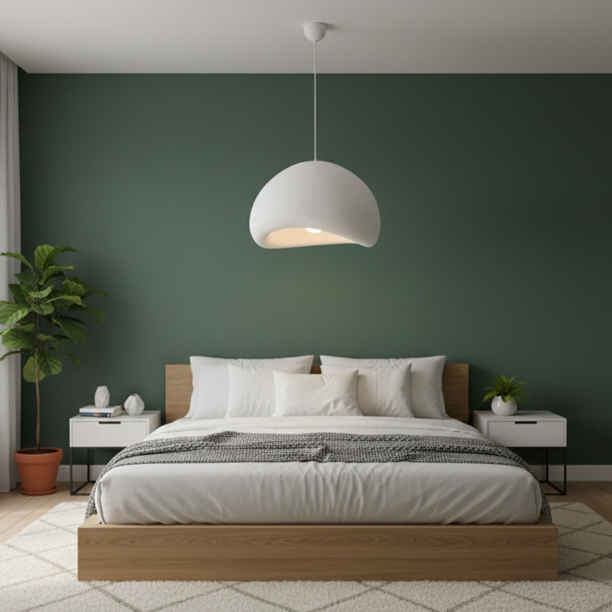 Brilagi - Luster na kabelu WABI SABI 1xE27/40W/230V pr. 50 cm bijela