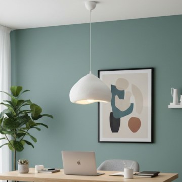 Brilagi - Luster na kabelu WABI SABI 1xE27/40W/230V Ø 32 cm bijela