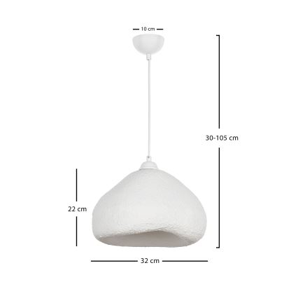 Brilagi - Luster na kabelu WABI SABI 1xE27/40W/230V Ø 32 cm bijela