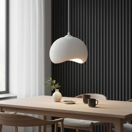 Brilagi - Luster na kabelu WABI SABI 1xE27/40W/230V Ø 34 cm bijela