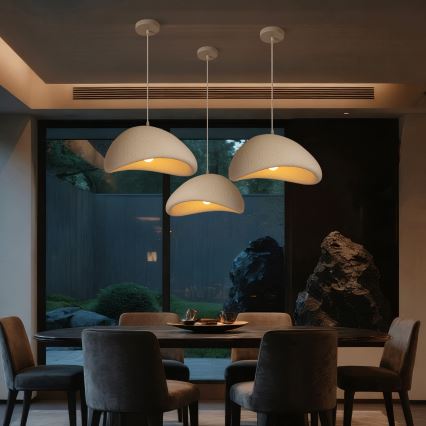 BRILAGI - Luster na kabelu WABI SABI 1xE27/60W/230V Ø 40 cm bijela