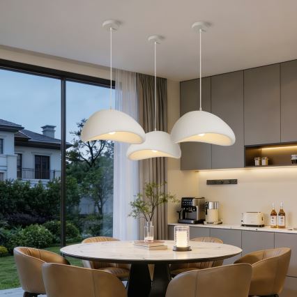 BRILAGI - Luster na kabelu WABI SABI 1xE27/60W/230V Ø 40 cm bijela