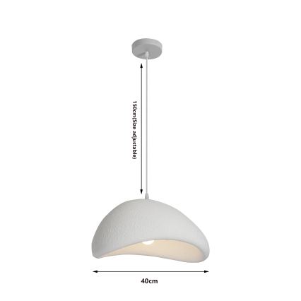 BRILAGI - Luster na kabelu WABI SABI 1xE27/60W/230V Ø 40 cm bijela