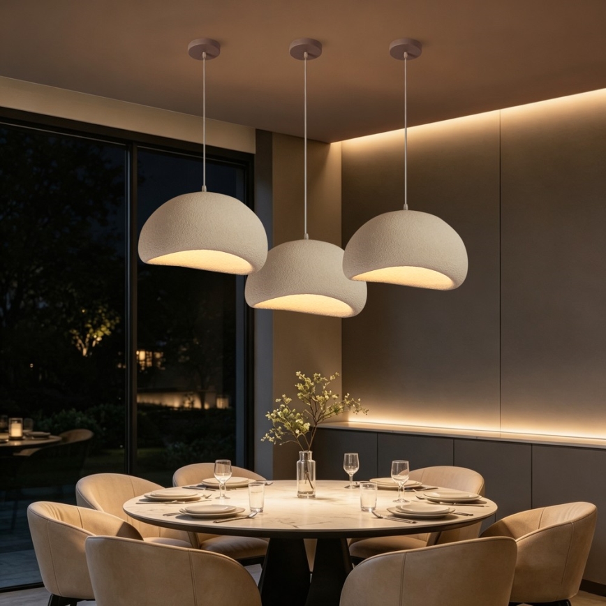 BRILAGI - Luster na kabelu WABI SABI 1xE27/60W/230V Ø 40 cm bijela