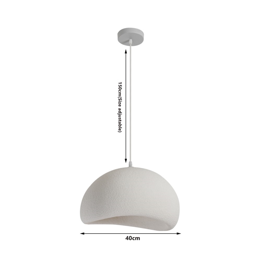 BRILAGI - Luster na kabelu WABI SABI 1xE27/60W/230V Ø 40 cm bijela