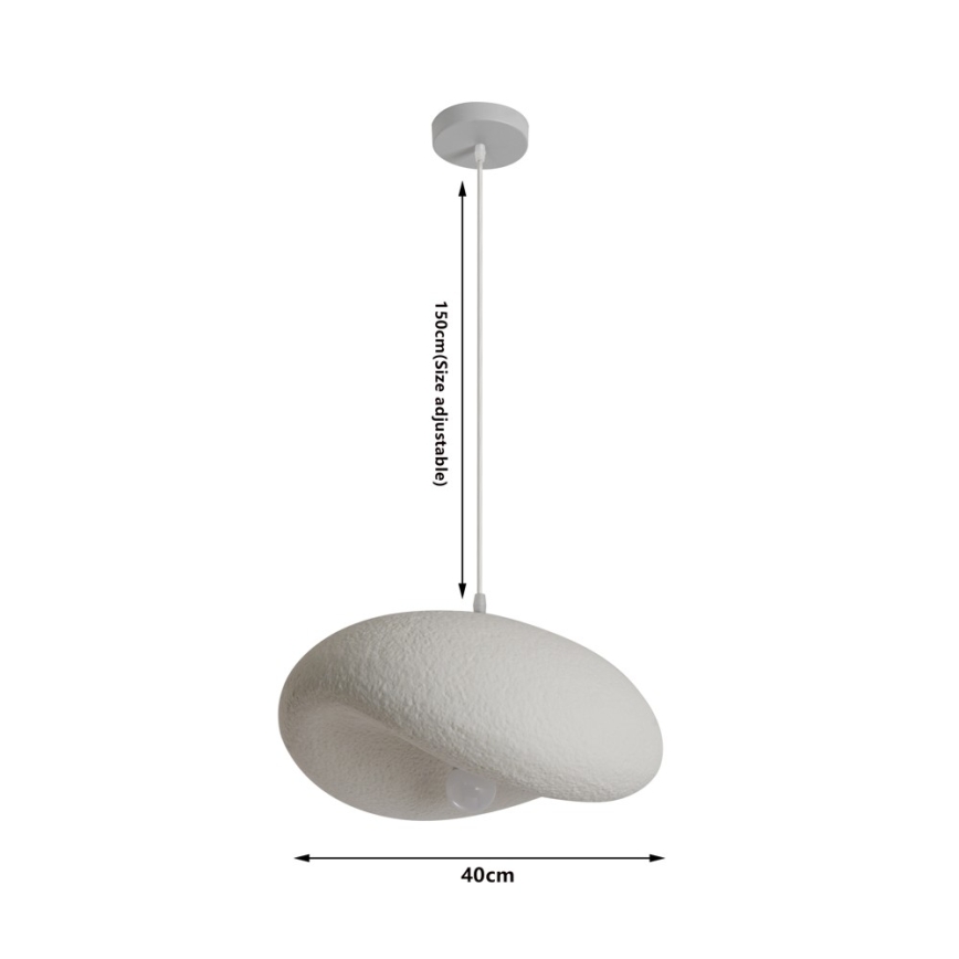 BRILAGI - Luster na kabelu WABI SABI 1xE27/60W/230V Ø 40 cm bijela