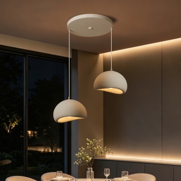 BRILAGI - Luster na kabelu WABI SABI 2xE27/60W/230V bijela