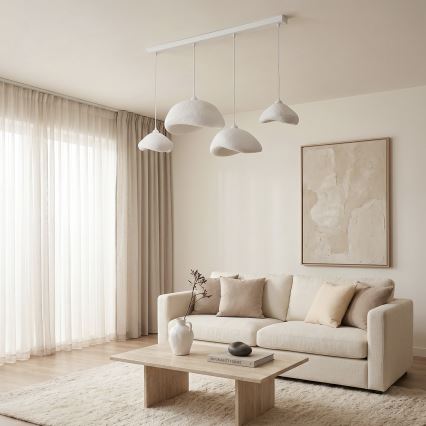 Brilagi - Luster na kabelu WABI SABI 4xE27/40W/230V bijela