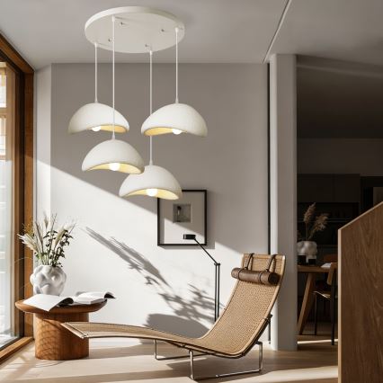 BRILAGI - Luster na kabelu WABI SABI 4xE27/60W/230V bijela