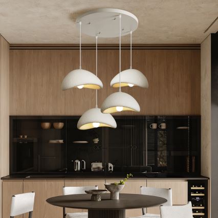 BRILAGI - Luster na kabelu WABI SABI 4xE27/60W/230V bijela