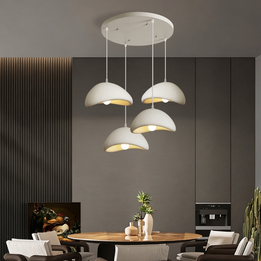 BRILAGI - Luster na kabelu WABI SABI 4xE27/60W/230V bijela
