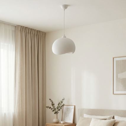Brilagi - Luster na kabelu YONTU 1xE27/40W/230V Ø 34 cm bijela