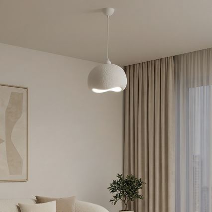 Brilagi - Luster na kabelu YONTU 1xE27/40W/230V Ø 34 cm bijela
